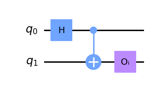 example of a subcircuit produced by a wire cut