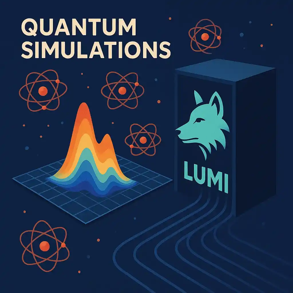 Breaking New Ground: Simulating Quantum Algorithms Up to 44 Qubits on LUMI
